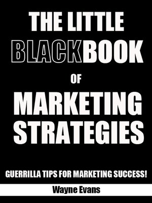 cover image of The Little Black Book of Marketing Strategies